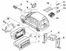 55521-010 RADIO AND AUTOMATED INFO DEVICE 