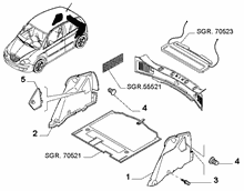 70526-010 BAG STORAGE INTERNAL SIDE LINING