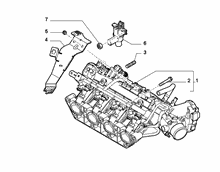 10255-010 INTAKE MANIFOLD AND BUTTERFLY CLIPS