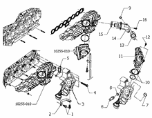 10259-010 OIL COOLER AND EGR VALVE