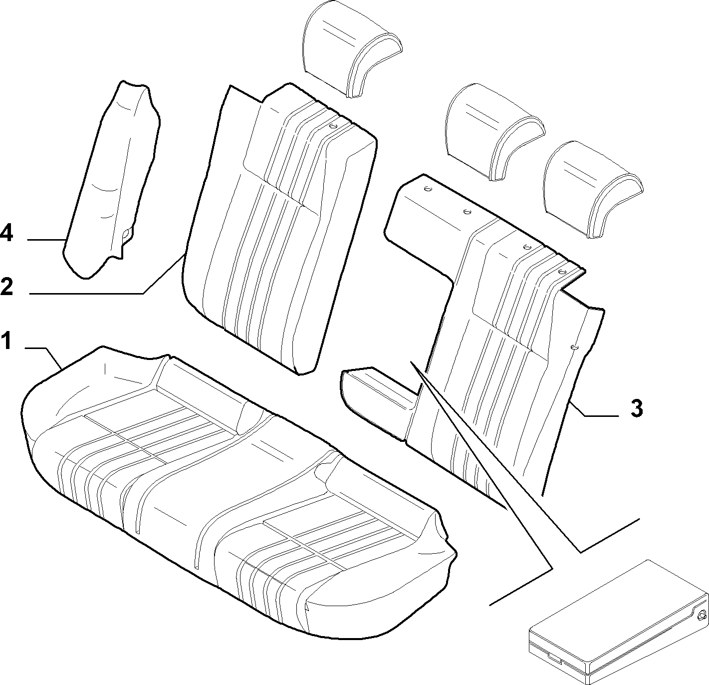 70615/02 REAR SEAT LINING
