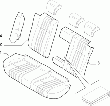 70615/02 REAR SEAT LINING