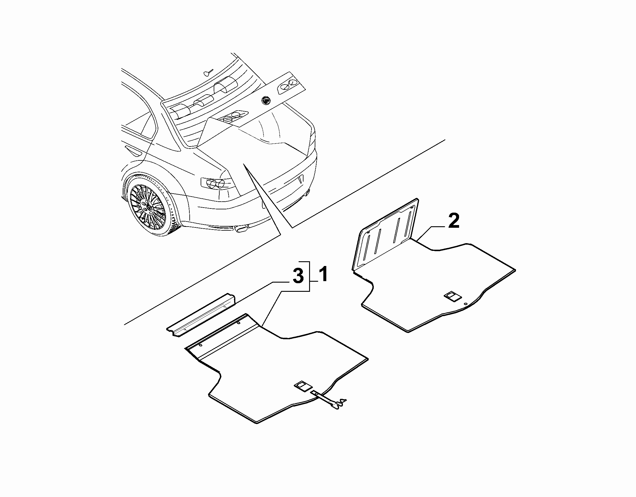 70526-030 TRUNK MATS