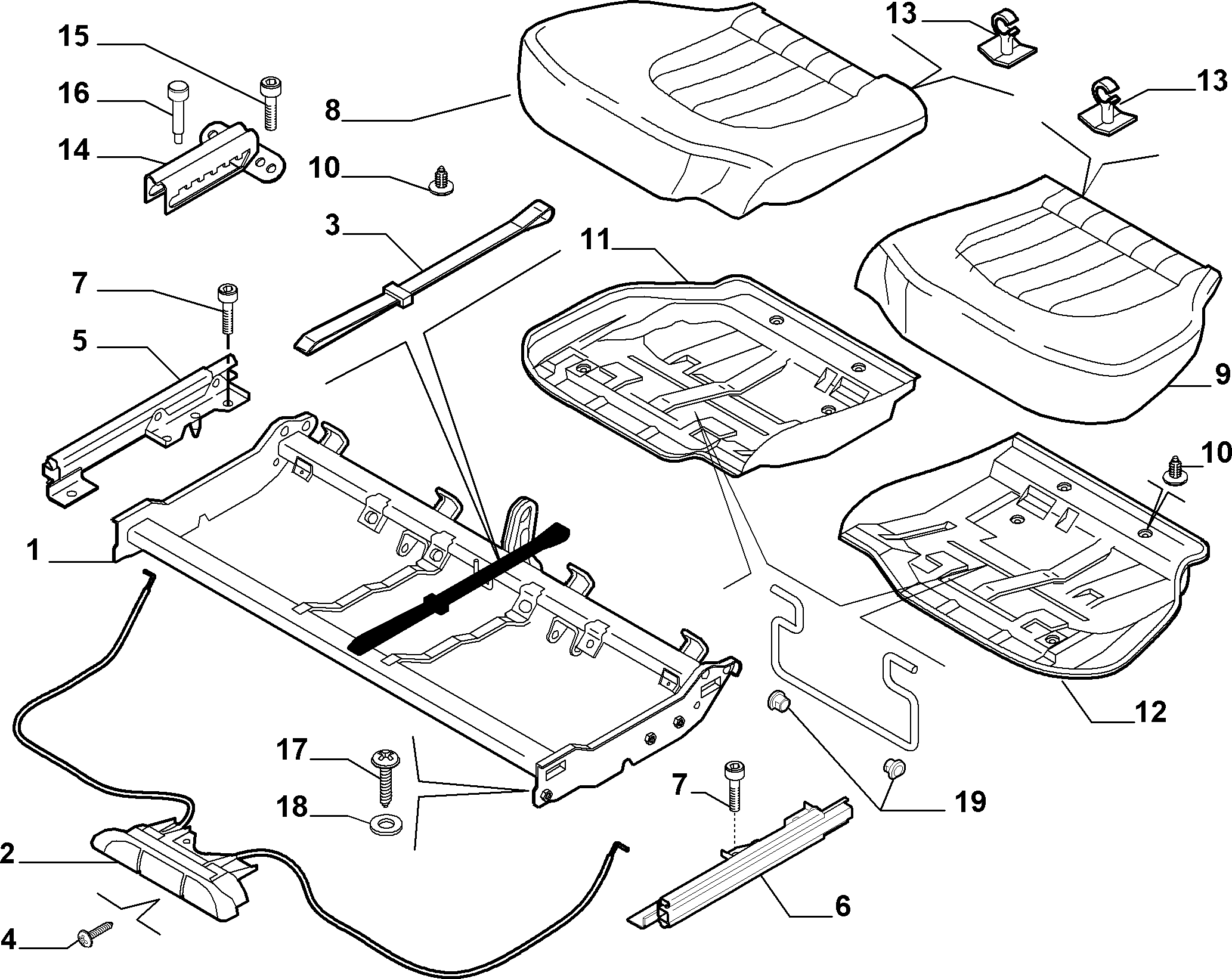 70613/20 REAR SEAT
