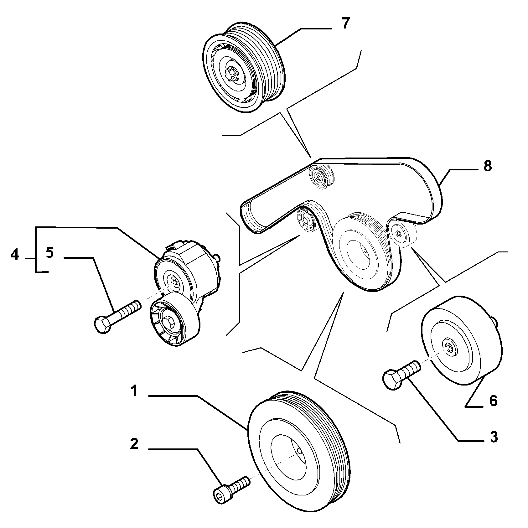 10115-010 BELTS AND PULLEYS