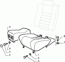 70613/03 REAR SEAT