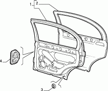 70136/00 ЗАДНИЕ БОКОВЫЕ ДВЕРИ