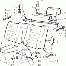 70613/00 REAR SEAT