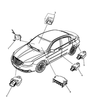 55508-070 REMOTE CONTROL AIRBAG SENSOR