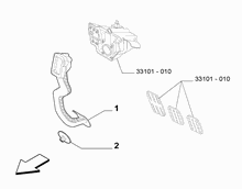 10222-010 ACCELERATOR PEDAL COMMAND