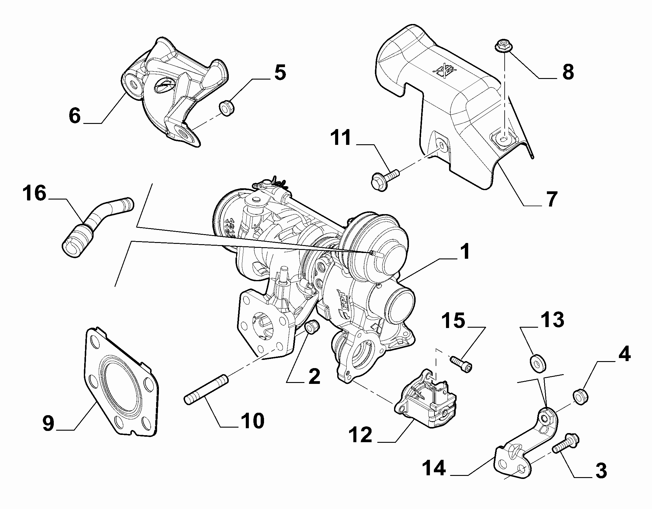 10252-010 TURBOCOMPRESSOR AND PRECATALYSER