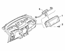 55508-020 PASSENGER AIRBAG