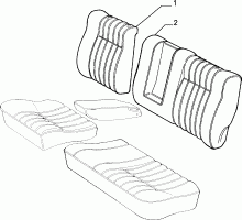 70615/02 REAR SEAT LINING