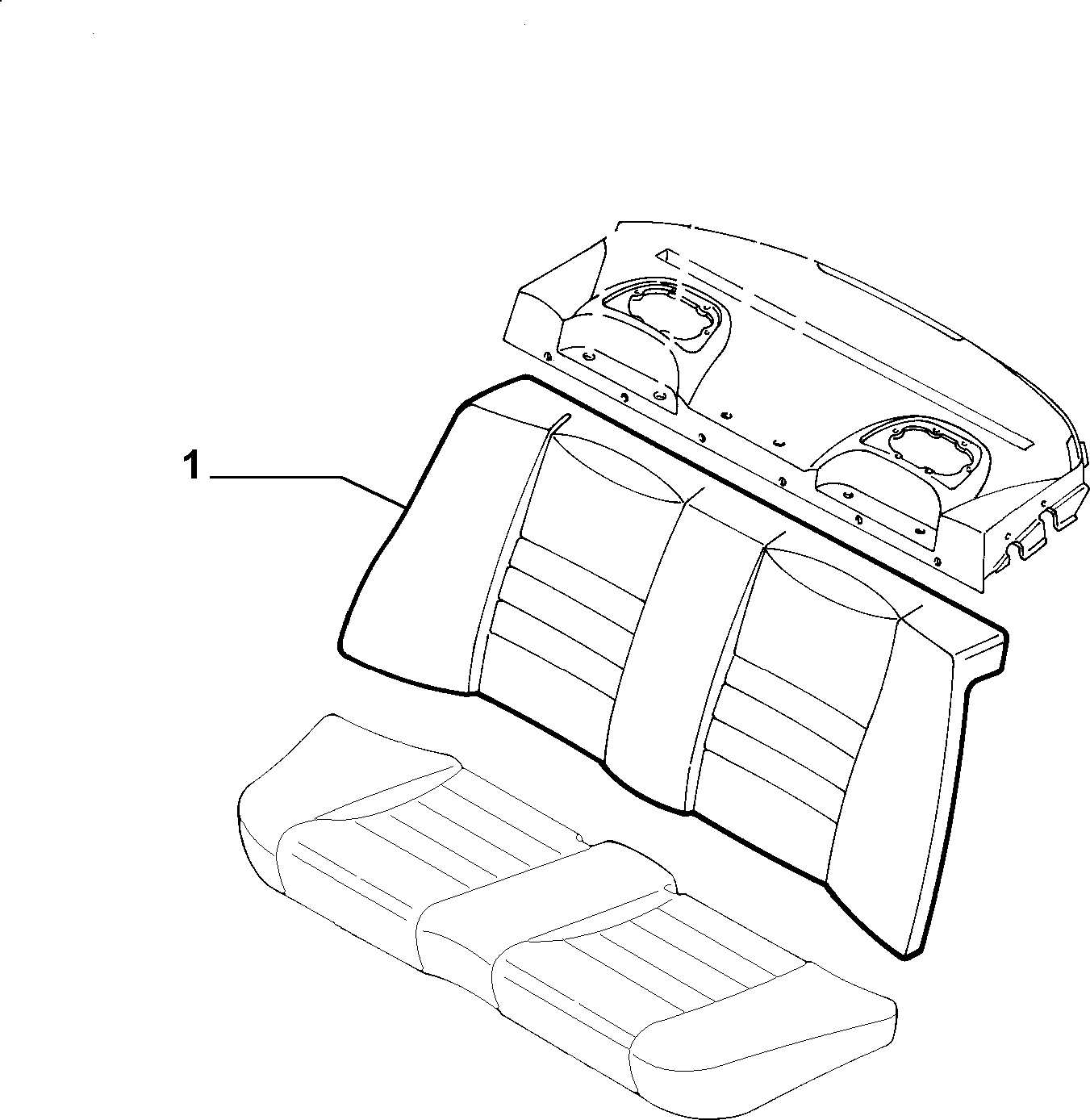 70615/00 REAR SEAT LINING