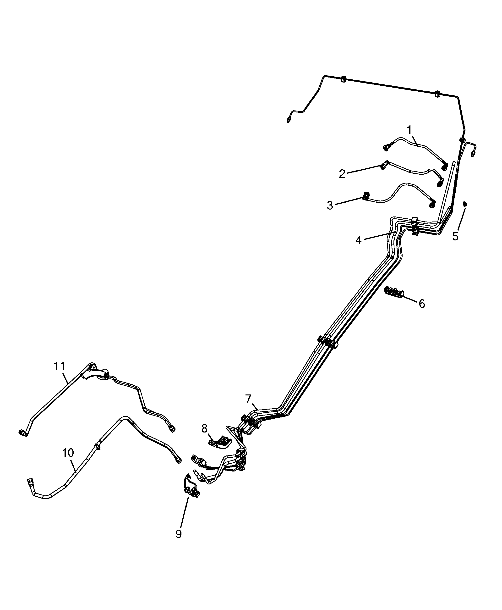 10201-020 UNDERSIDE FUEL PIPES