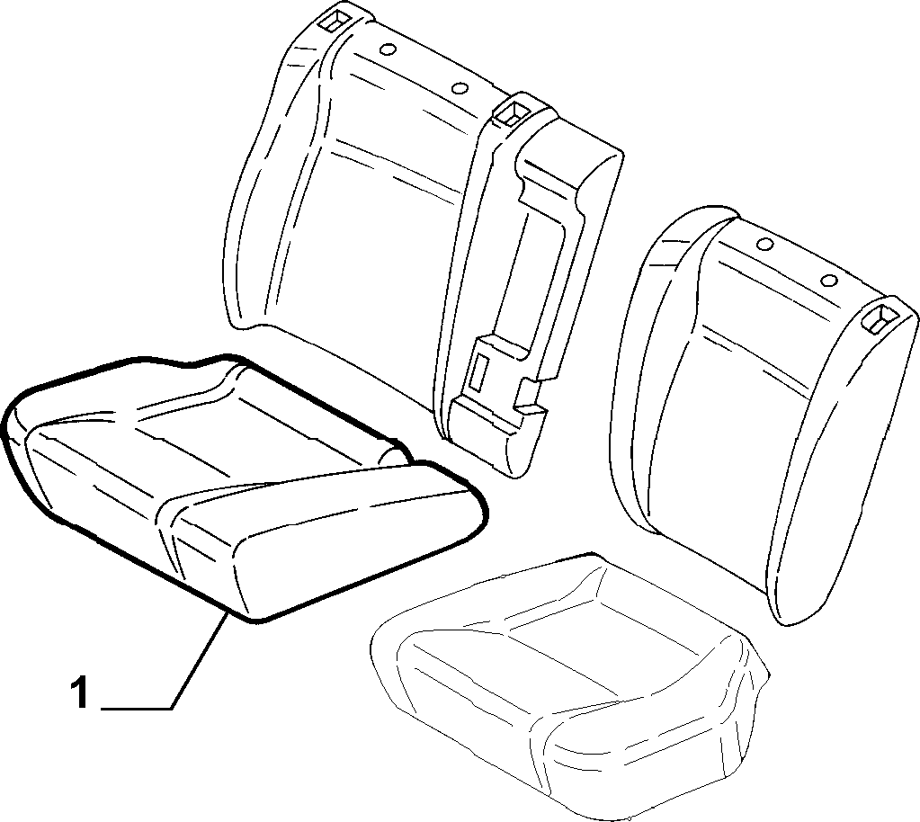 70615/02 REAR SEAT LINING