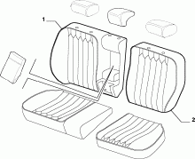 70615/03 REAR SEAT LINING