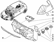 70522-020 PASSENGER COMPARTMENT INSULATION AND PADDING