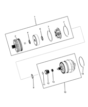 21201-090 AUTOMATIC TRANSMISSION GEAR UNIT
