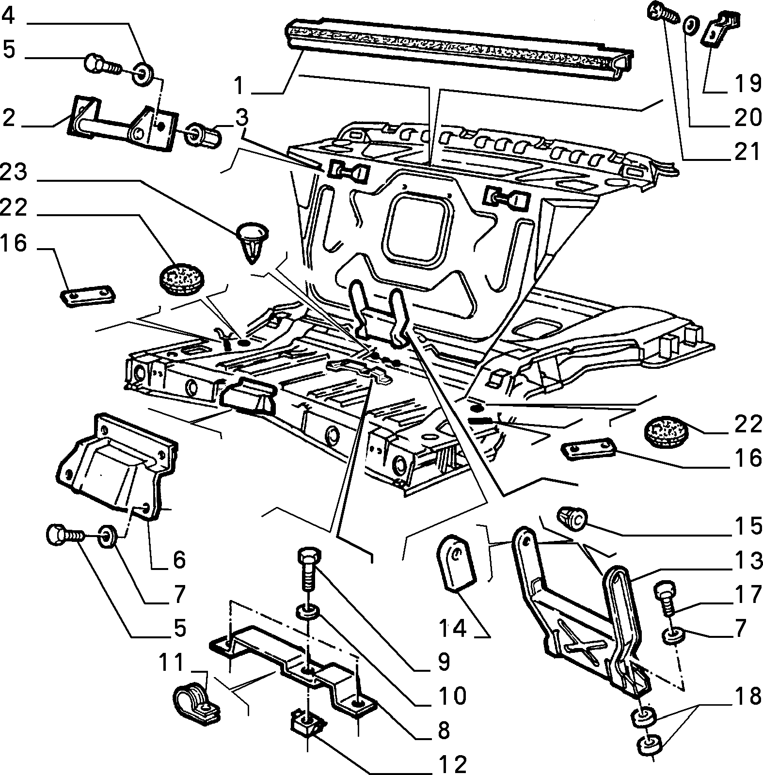 70613/03 REAR SEAT