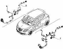 55526-010 FRONT DOOR HARNESS