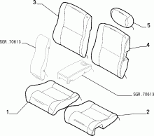 70615/02 REAR SEAT LINING