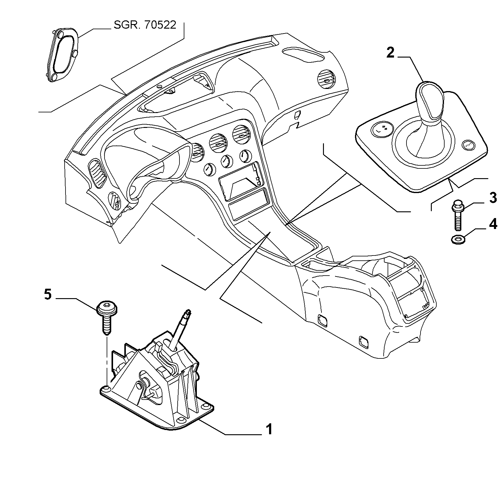 21221-010 GEAR STICK