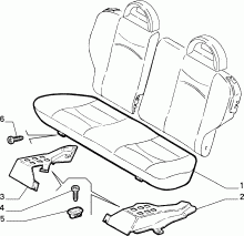70613/01 REAR SEAT