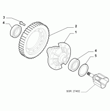 21220-010 GEARING AND HALF CRANKSHAFT