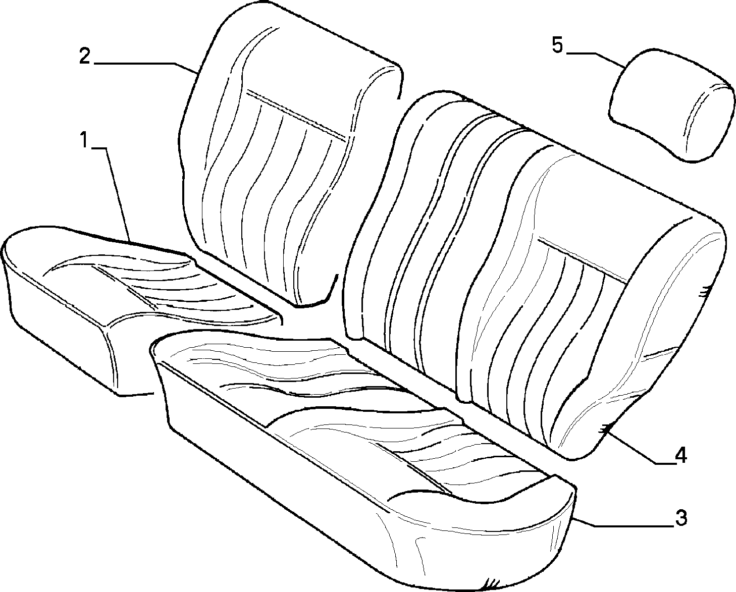 70615/04 REAR SEAT LINING