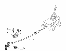 21221-020 GEAR STICK FLEX SHAFT