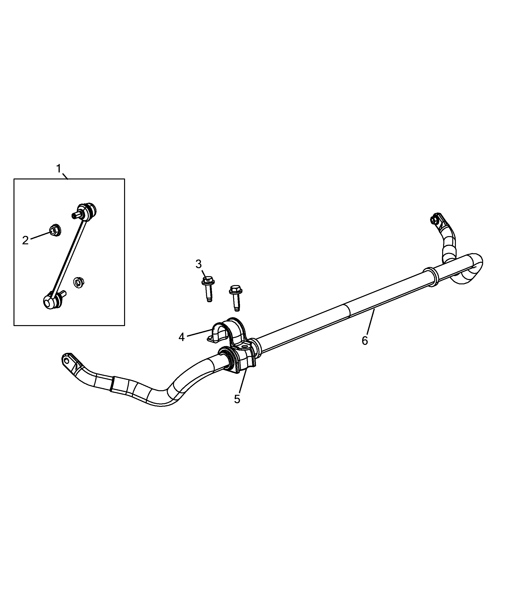 44301-030 CROSS ARM AND TORSION BAR