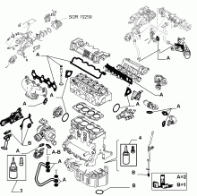 10101-050 GASKET KIT, HEAD AND CRANKCASE
