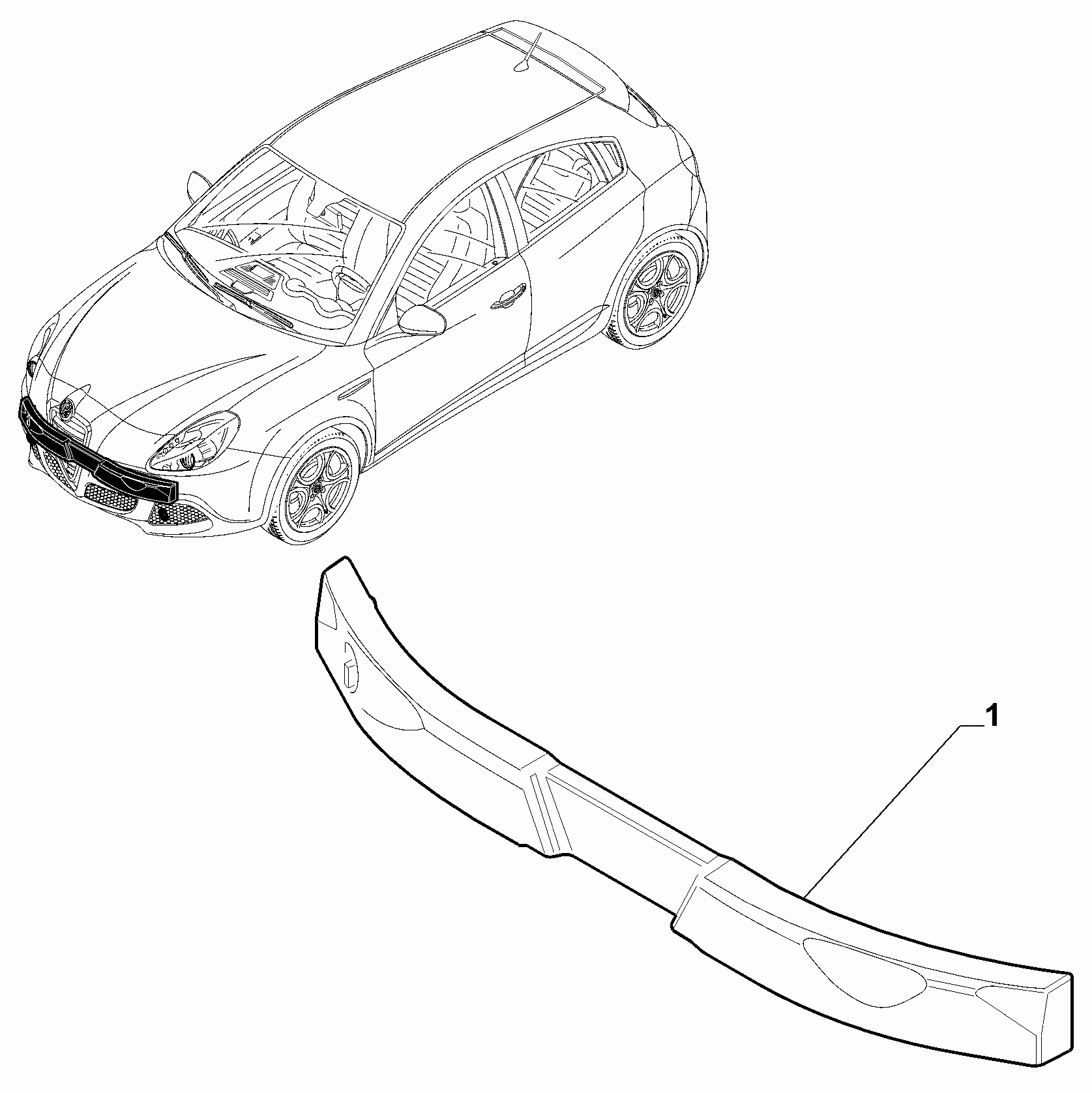 70726-030 FRONT BUMPER THRUST