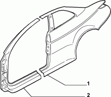 70019/00 КУЗОВ, ОБЛИЦОВКИ (ЦЕНТРАЛЬНАЯ ЧАСТЬ) 