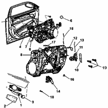 70129-015 FRONT SIDE DOOR PARTS