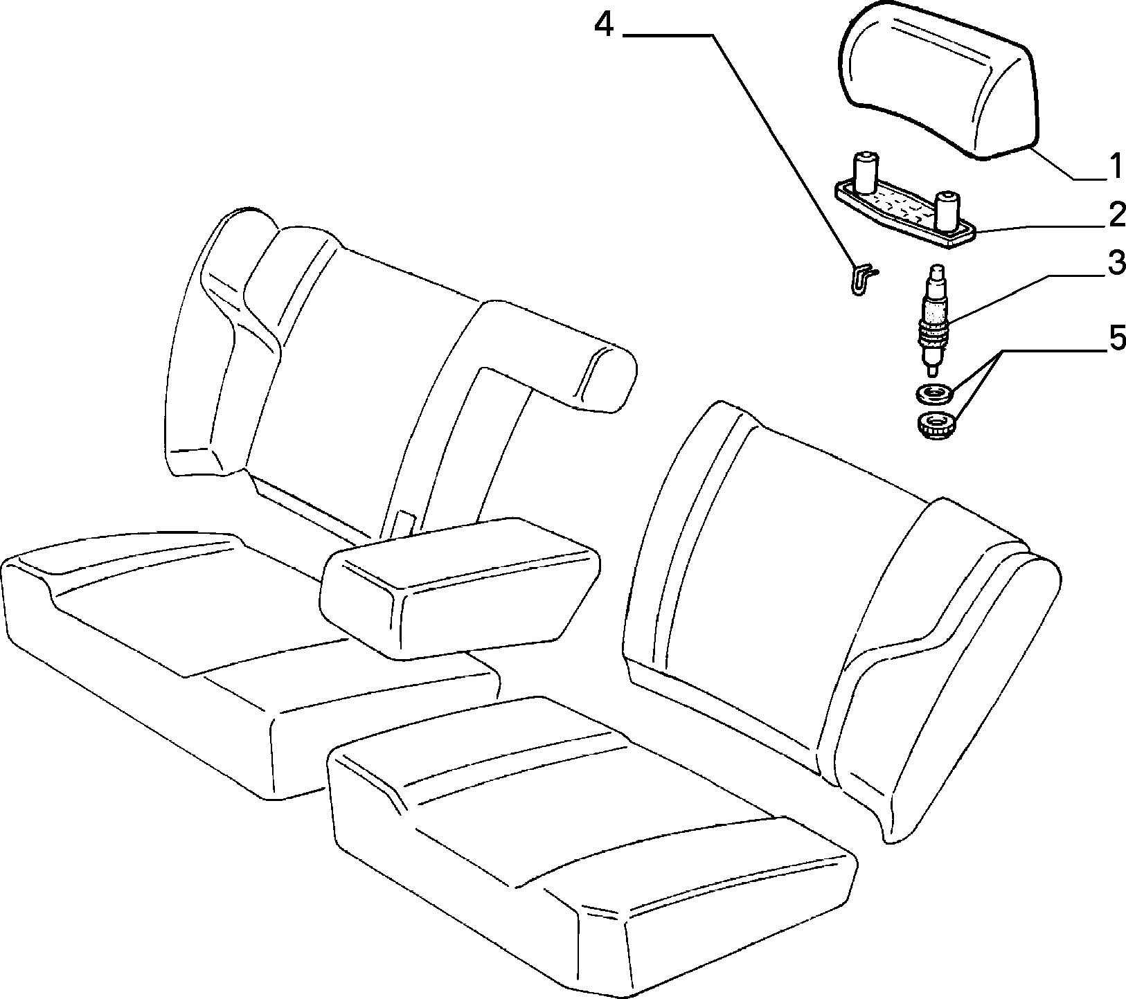 70613/02 REAR SEAT