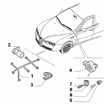 55501-050 REMOTE CONTROL FRONT PARKING SENSOR