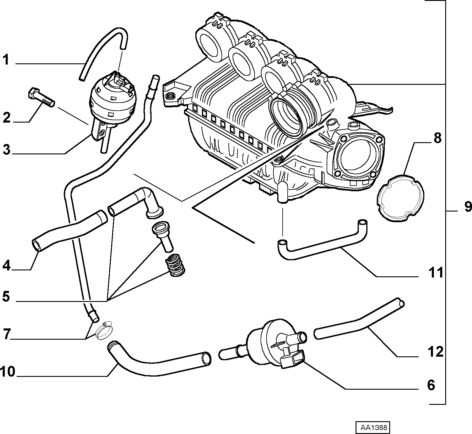 55204906 AIR DUCT SYSTEM