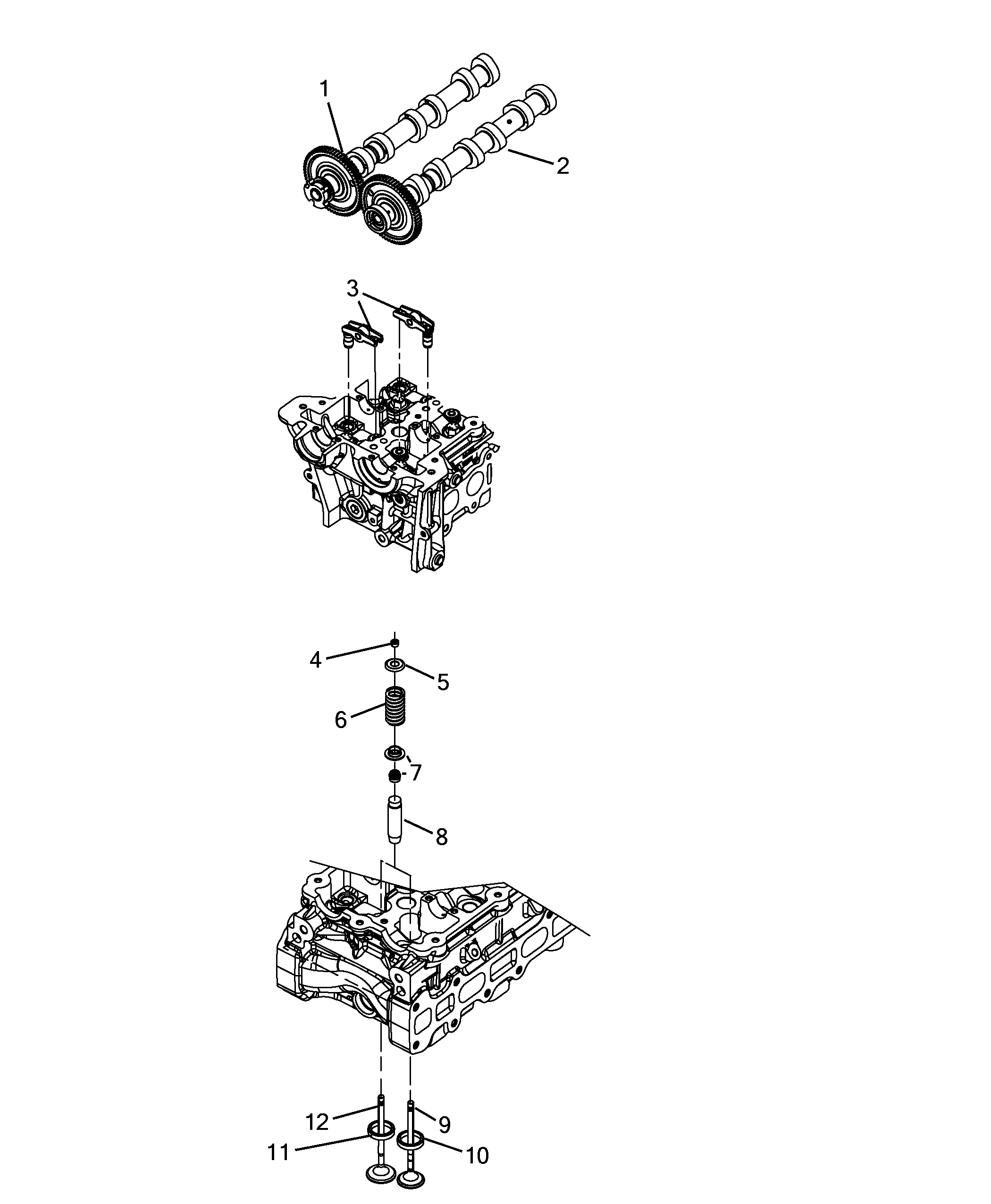 10107-010 CRANKSHAFT AND GEAR TIMING SYSTEM