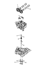 10107-010 CRANKSHAFT AND GEAR TIMING SYSTEM