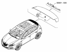 70732-010 REAR DOOR SPOILER
