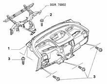 70502-010 DASHBOARD INSTRUMENT HOLDER