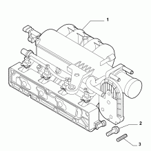10255-010 INTAKE MANIFOLD AND BUTTERFLY CLIPS