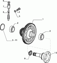 21220/00 ЗУБЧ. ПЕРЕДАЧИ ДИФФЕРЕНЦИАЛА 
