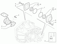 21207-040 HYDRAULIC ACTUATOR CLUTCH RELEASE