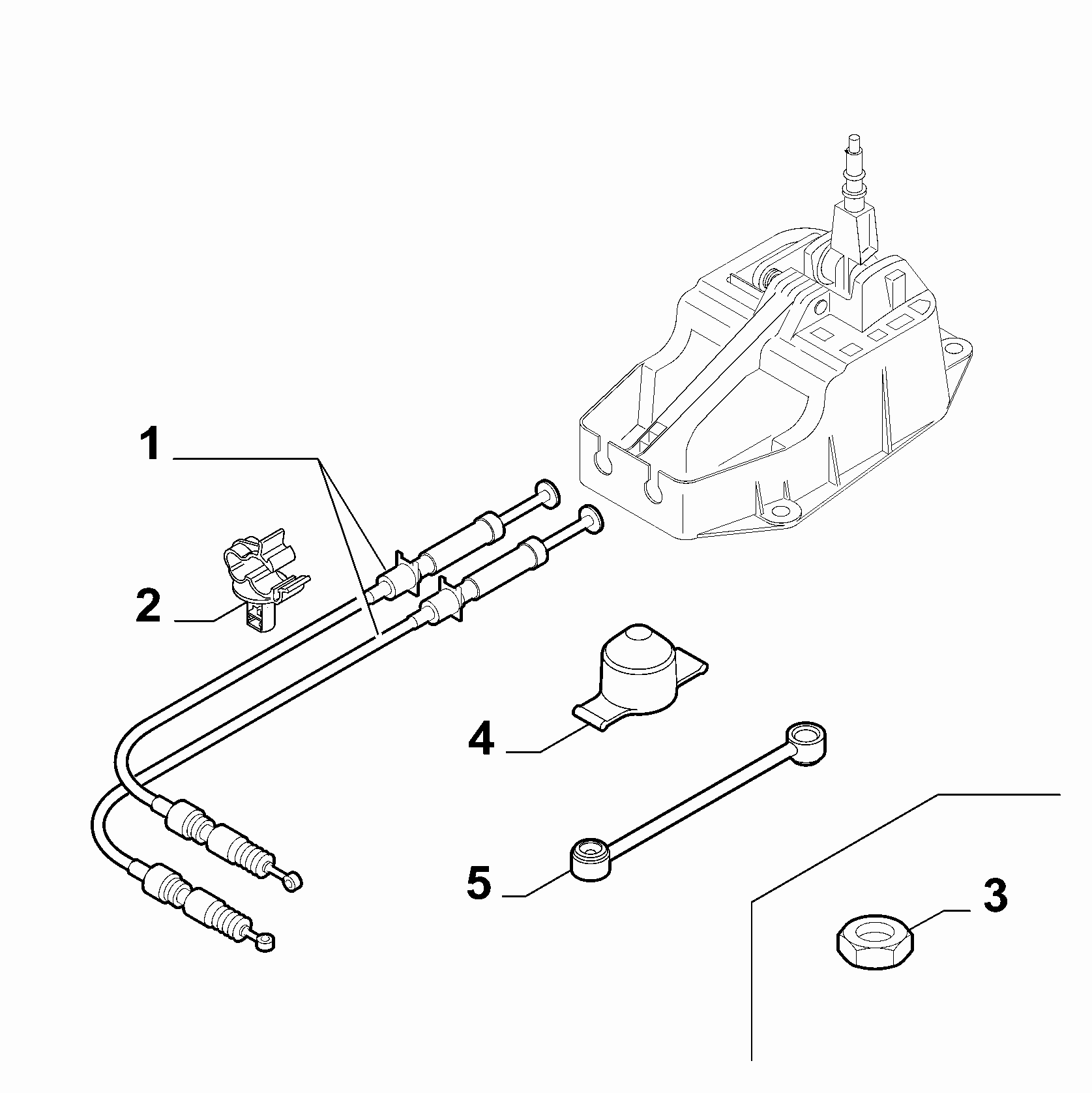 21221-020 GEAR STICK FLEX SHAFT
