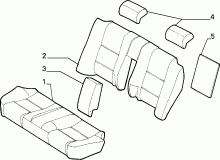 70615/05 REAR SEAT LINING