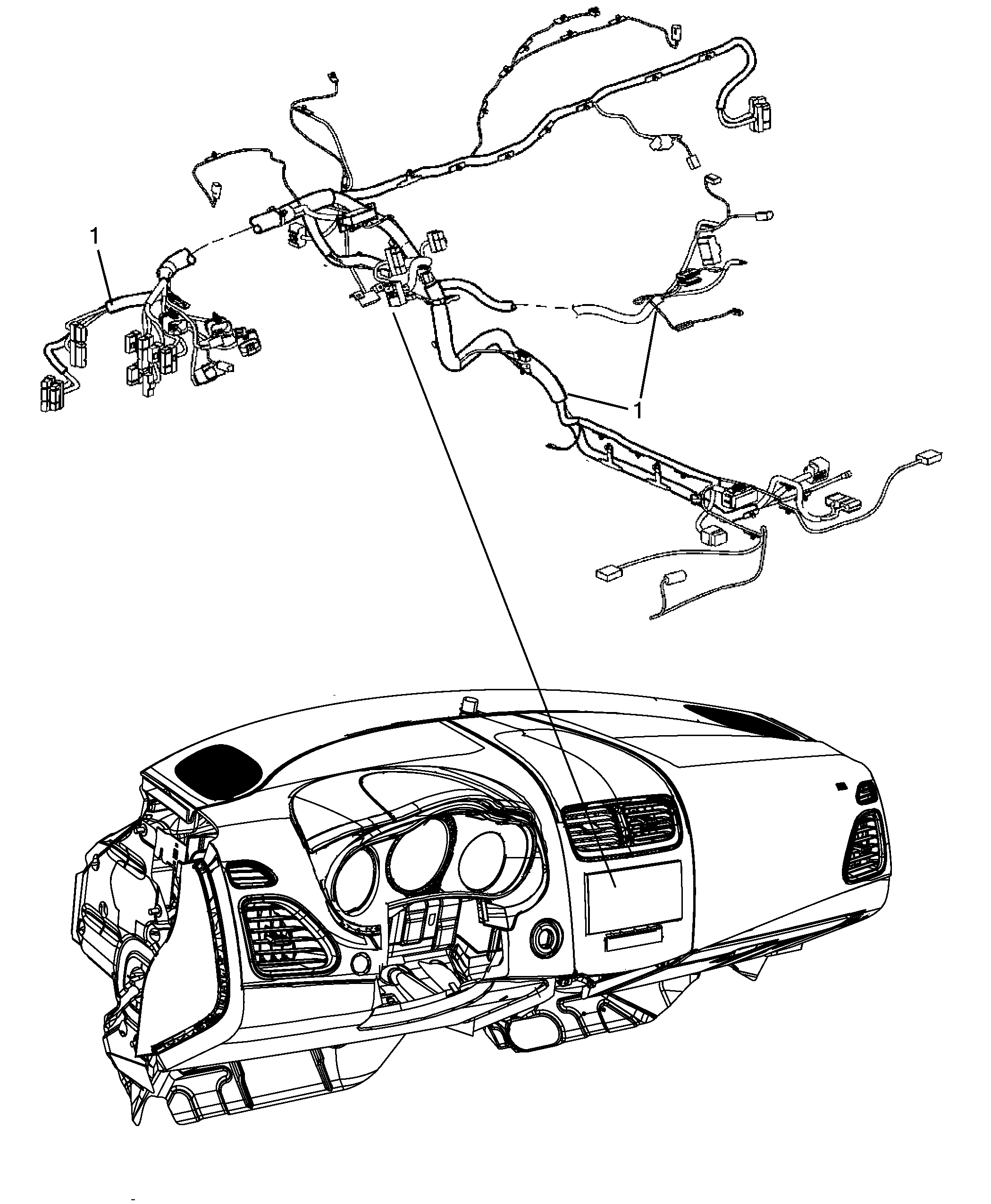 55533-010 DASHBOARD CABLE SET