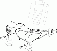 70613/04 REAR SEAT